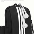 thumbnail image 4 of Fermeture Éclair Bras de Cellulaire Sac de Cellulaire Randonnée Course Pochette de Rangement Ajustable Entraînement Physique Entraînement Support en Tissu Oxford Noir, 4 of 9