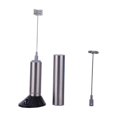 thumbnail image 4 of unbranded Electric Milk Frother Stainless Steel Plated Silver Lightweight Ergonomic Handle, 4 of 8
