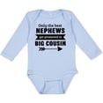 thumbnail image 3 of Inktastic Only the Best Nephews Get Promoted to Big Cousin Boys or Girls Long Sleeve Baby Bodysuit, 3 of 5