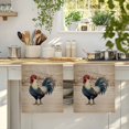 thumbnail image 4 of Farm Roosters Kitchen Towels Set of 1, Farmhouse Farm Chicken Countryside Retro Absorbent Dish Towels for Kitchen, Microfiber Hand Towel, Quick Drying Tea Towel for Cleaning Decorative Dishcloths, 4 of 7