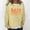 Yellow cheap stuff under 5 dollars, variant on Dyegold Big Sweatshirts For Women Ladies Dressy Casual Hoodies Fall Fashion For Women Womens Long Sleeve Shirts Fall Outfits Plus Size ​Christmas ​Casual Shirts For Women ​Holiday Gift Finder
