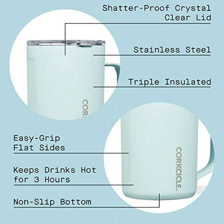 Corkcicle Tumbler Triple Insulated Stainless Steel Travel Mug, BPA Free,  Keeps Beverages Cold for 9 …See more Corkcicle Tumbler Triple Insulated
