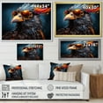 thumbnail image 4 of Designart "Chilled Avian Abstract Flyers" Animals Bird Floater Framed Wall Decor, 4 of 5