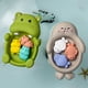 thumbnail image 1 of Baby bath water toy - Seal & Hippo Family Bath Adventure Set, 1 Mother Seal & Hippo and 3 Baby Seal & Hippo, Soft Vinyl Material, One-Piece No Hole Design (Hippo and Mother Seal ), 1 of 5