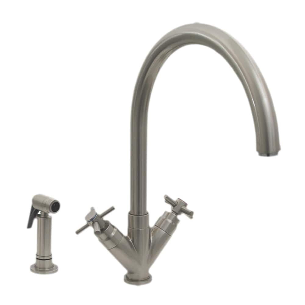Whitehaus 3-03942CH85-C Luxe+ Dual Handle Faucet - Chrome