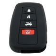 thumbnail image 1 of 4Button Silicone Key Case Cover Fob Remote Skin For Toyota For Camry Highlander, 1 of 12