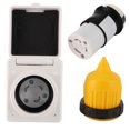 thumbnail image 4 of RV Trailer Marine Power Cord Power Inlet, Weatherproof Boot Kit Durable 30 AMP Practical Strong  for Trailer  for Most People, 4 of 8