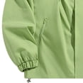 thumbnail image 5 of Men's Zipper Decorative Jacket Solid Color Casual Outdoor Charging Fashion Versatile Men's Long Sleeved Hooded Jacket Green XXXL, 5 of 5