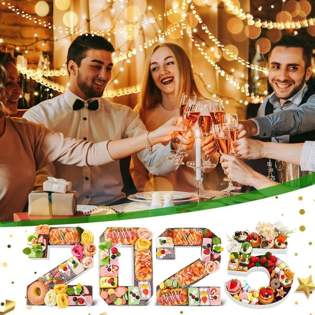 Barbecue Grill Under $25 4Pcs 2025 Cardboard Number For Charcuterie Fillable Cardboard Number Tray Number Charcuterie Paper Box Candy Cupcake Container For Birthday Anniversary Decorations