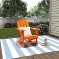 thumbnail image 2 of Polytrends  Laguna Hdpe All Weather Outdoor Patio Rocking Chair Orange, 2 of 5