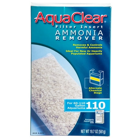 - Hagen AquaClear Ammonia Remover Filter Inserts 110 / 500 Ammonia Rid #3