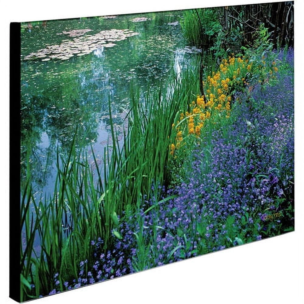 Trademark Fine Art 'Monet's Lily Pond' Canvas Art by Kathy Yates