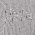 thumbnail image 2 of Game of Thrones T-Shirt Chrome Logo Unisex Graphic Tee For Men & Women, 2 of 7