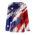 thumbnail image 5 of KDDYLITQ United States 250th Anniversary Shirts for Women July 4th 250th Birthday Long Sleeve T-Shirts Patriotic Usa Flag Independence Tees 250 Years Birthday Trendy Crew Neck Tops Red M, 5 of 6