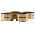 thumbnail image 1 of 4PCS HiFi Speaker Isolation Feet Cushion Pads Stand Feet 40X23mm Aluminum Vibration Dampener, 1 of 5