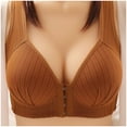 thumbnail image 2 of Entyinea Women's Bra Lift and Support Wire-Free Bra Z10-Brown 36, 2 of 5
