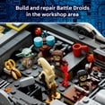 thumbnail image 5 of LEGO Star Wars: The Mandalorian and Grogu Anzellan Starship Building Toy - Build and Display Set for Boys & Girls, Ages 9+ - Star Wars Gifts for Kids - W/ Grogu & 2 Anzellan Figures - 75445, 5 of 7