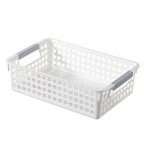 1 Pcs Plastic Turn in Paper Trays, Organization and Storage Paper Tray, Plastic Storage Baskets Colorful Storage Bin Basket for Library, Drawers Office Home Desk