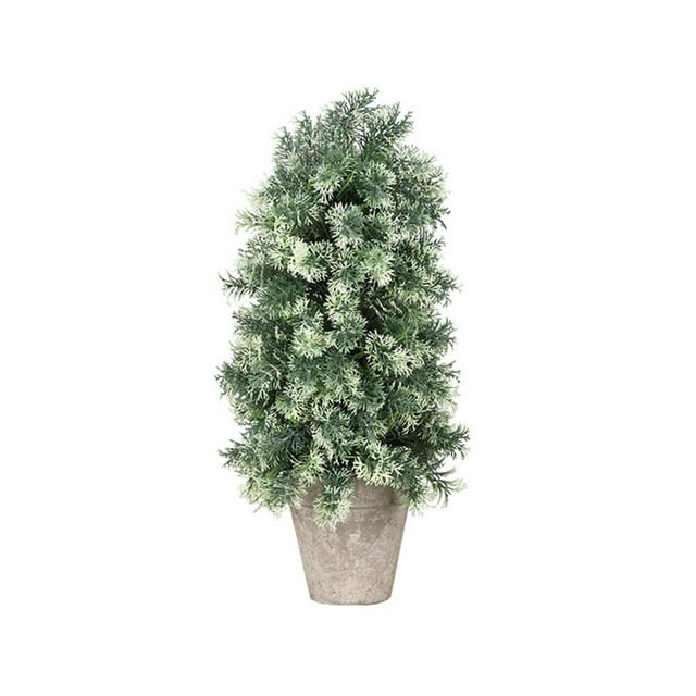 Artificial Plant Faux Tree Simulated Potted Plants Outdoor Indoor Plastic Pulp Flowerpot For Christmas Ornament