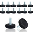 thumbnail image 1 of WWS-1/4" Thread Leveling Feet, 12 Pcs Furniture Levelers for Uneven Floors, Adjustable Furniture Leveling Feet Threaded Screw in, Table Leveling Feet (1/4"-20), 1 of 4
