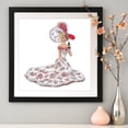 thumbnail image 4 of Cuadros Decorativos Kit de dama elegante DIY con forma especial, dibujo de diamantes de imitación 5D, pintura artesanal Likrtyny embutido en tela, 4 of 9