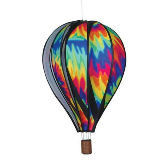 Premier Designs 22 in. Hot Air Balloon Tie Dye Wind Spinner
