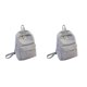 thumbnail image 2 of Qarigey De Mujer De Moda Para La Escuela O De Viaje Escolar Espaciosa Y Cómoda Bolsas De Viaje Gris Claro Gris claro 2Conjunto, 2 of 6