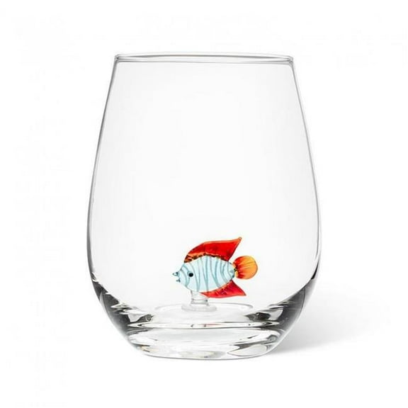 MDR Trading Inc. AB-27-VINO-205 Fish Stemless Wine Glass