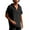 Black, variant on Mlzmgr T Shirts for Men Short Sleeve Hoodies Deep V Neck Linen Tops for Men Loose Comfy Summer Casual Tees
