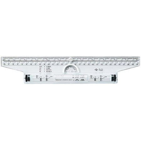 ruler parallel alvin rolling multipurpose balancing inches scale