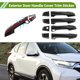 thumbnail image 3 of Cubierta de manija de puerta exterior para Honda CRV 2017-2022, fibra de carbono negra, 1 juego, 3 of 7