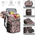 thumbnail image 5 of Travel Cooler Bag - Brown and Pink Of Leopard Print Camping Beer Cooler Backpack with Bottle Opener- Waterproof Insulated Picnic Backpacks - Cooler Bag for Beach, 5 of 6