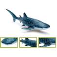 thumbnail image 3 of Figuras de acción de tiburón ballena y tiburón martillo, modelo marino, juego de juguetes educativos, juegos de rol, natación, baño y colección para niños, 3 of 8