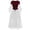 Red, variant on Qicasul Party Dress-Up Woman Gothic Dresses Off Shoulder Lace Bat Sleeve Dresses Medieval Cosplay Dress Casual Green,S
