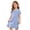 R211 Light Blue, variant on Ruiwil Toddler Girls Nightdress Size 4-5 Years Dailywear Casual Summer Breathable Clothes Solid Color Short Sleeve Crew Neck Girls Sleep Dress Dark Green