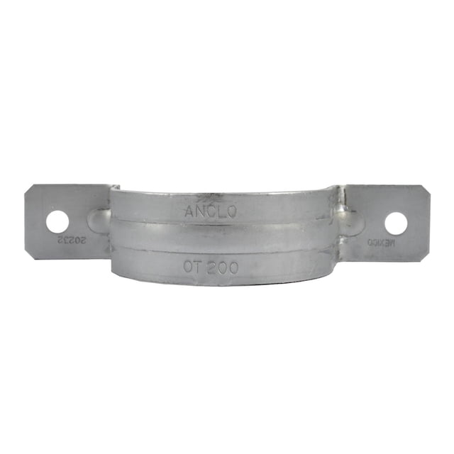 Pack De 3 Abrazadera Omega Pared Gruesa 2" Galvanizada