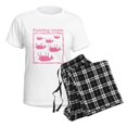 thumbnail image 4 of CafePress - Fainting Goats Women's Light Pajamas - Women's Short Sleeve Print T-Shirt and Pants Light Cotton Pajama Set, 4 of 7