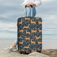 thumbnail image 7 of Pofeuu Reindeer Print Luggage Suitcase Cover Protector Luggage Washable Covers Aesthetic for 18/24/28/32 inch Luggage（No luggage included）-Large, 7 of 7