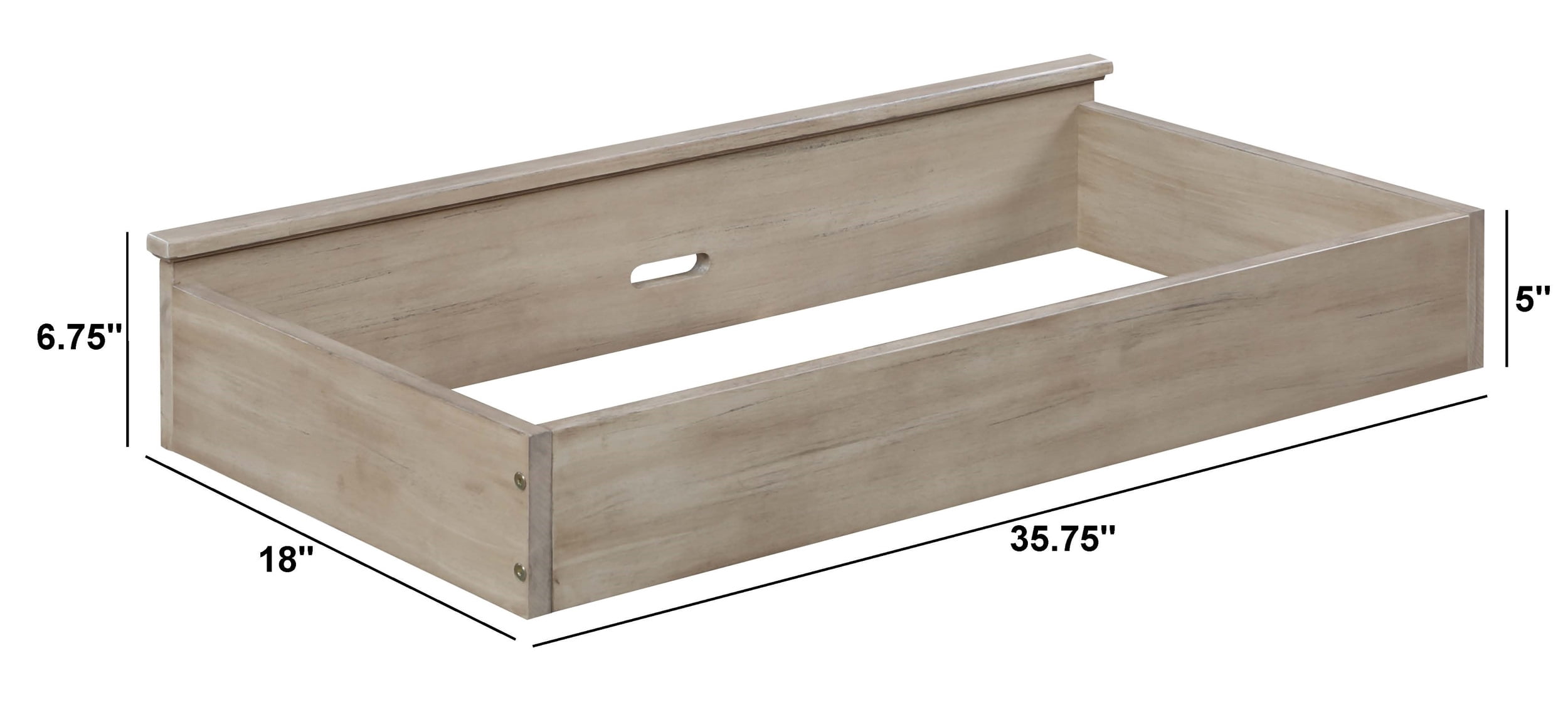 Suite Bebe Grayson Traditional Wood Changing Station in Natural