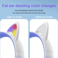 thumbnail image 5 of iFCOW Kids Wireless Headphones,Cat Ear Bluetooth Headphones with LED Lights for Kids/Boys/Girls,Headphones Foldable with Mic for Phone/Tablet/Laptop,Purple, 5 of 15