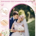 thumbnail image 4 of 17 Pcs Bride to Be Sash and Veil Set Beautiful Bride and Friends Bachelorette Party Kit Include Sash Headband Tattoo Sticker for Bachelorette Party-17pcs-, 4 of 11