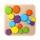 thumbnail image 3 of Construcción de niños Toy Madera de madera Pensamiento espacial RECONOMO de COLOR de COLOR HERRAMIENTO de DESARROLLO Cognitivo para niños Niños de 3, 3 of 9