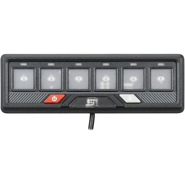 TYPE S - Elevate LYNX 6 - 6-Switch Control Panel & Power Hub - 12V
