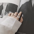 thumbnail image 2 of Youkk Women Ring Portable Open End Adjustable Decorative Simple Style Girls Ladies Dating Rings Jewellery Birthday Gift, 2 of 6