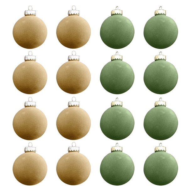 Xihbxyly Bolas de Navidad Flocadas, Elegantes Adornos Marrones, Textura Flocada Retro, Fáciles de Colgar, Decoración Versátil para El Hogar, Festivales Navideños, Tamaño de 6 Cm, 15 Unidades