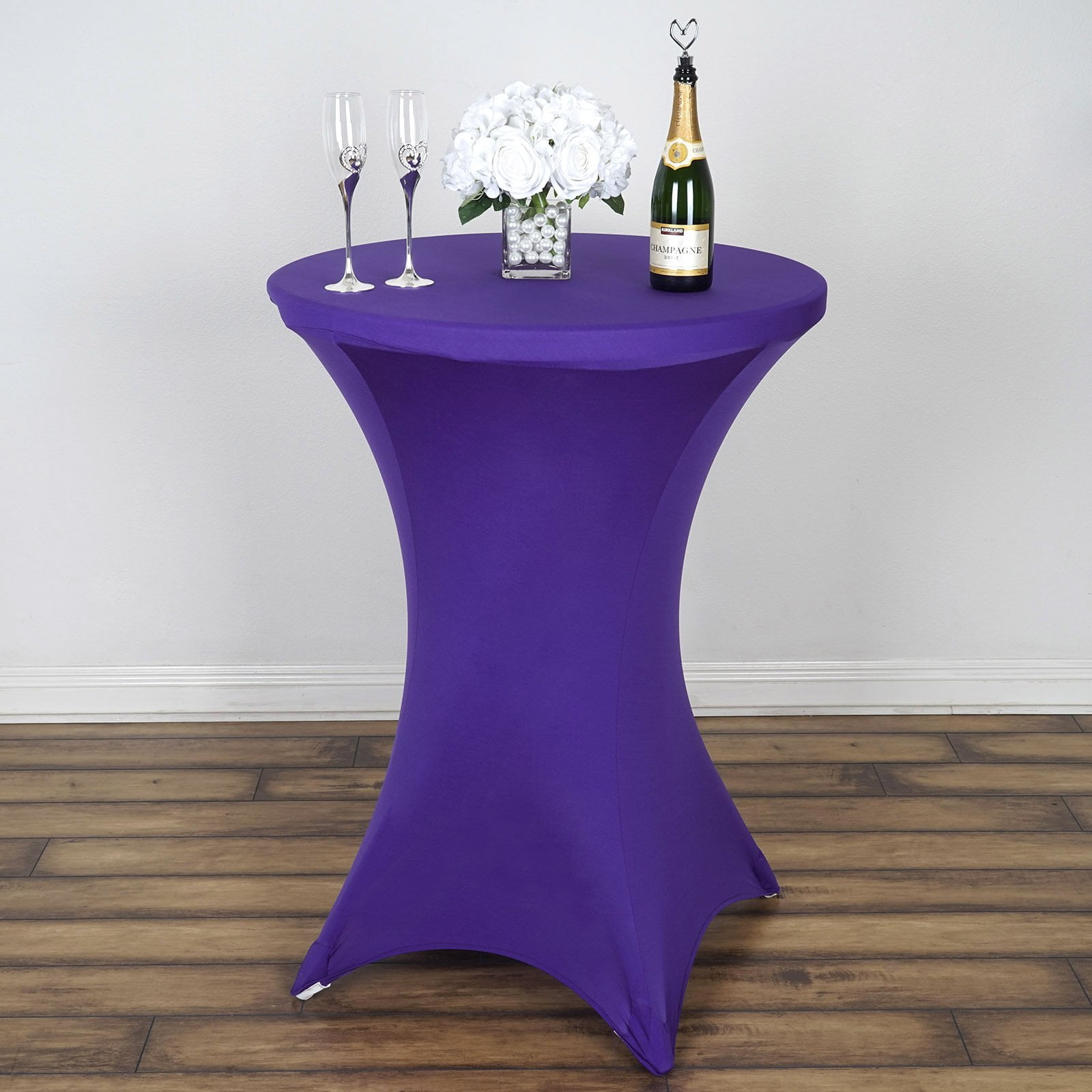 Efavormart Cocktail Spandex Table Cover for Kitchen Dining Catering
