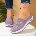 thumbnail image 5 of YLYL Women Backless Mules Breathable Mesh Arch-Support Lightweight Comfortable Slip on Walking Shoes, 5 of 9