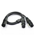 thumbnail image 6 of XLR Y-Splitter Cable, Dual Female XLR to Male XLR Mic Combiner Y Cord Balanced Adaptor Patch Cable (2 Female to 1 Male) 7.2, 6 of 7
