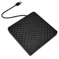 thumbnail image 1 of Ultra-thin USB3.0 DVD drive Writing Reading DVD-RW External optical drive (Black), 1 of 1