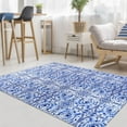 thumbnail image 2 of Home Decorative Indoor Accent Rug Shibori Blue - 20" X 30", 2 of 2